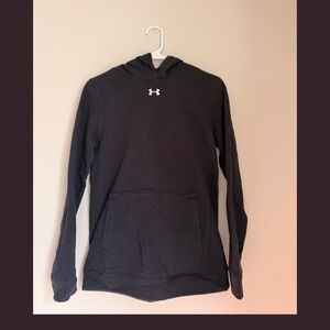 Under Armour Rival Fleece Hoodie Black - Size XS - Excellent Condition